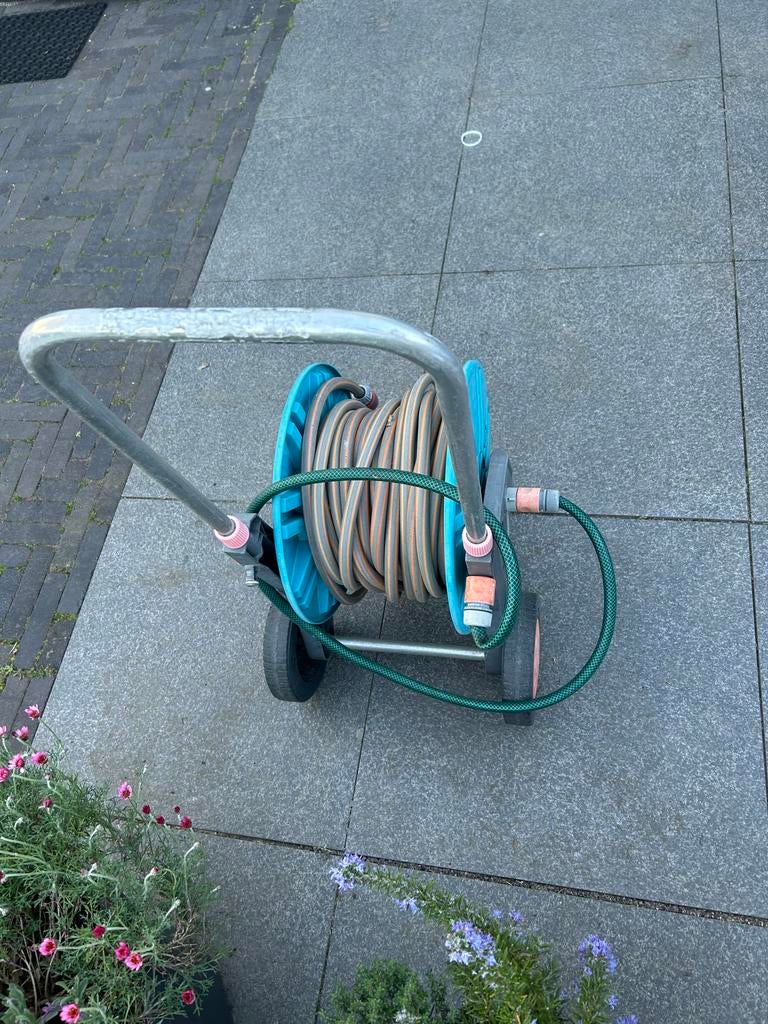 Gardena tuinslang wagen, Ophalen of Verzenden, Gebruikt, Tuinslanghaspel