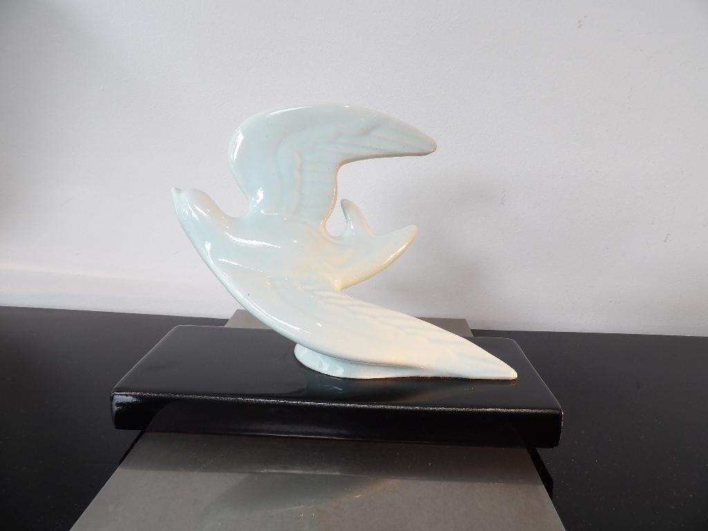 Art Deco Beeld St Clement France, Zwaluw, Ophalen of Verzenden