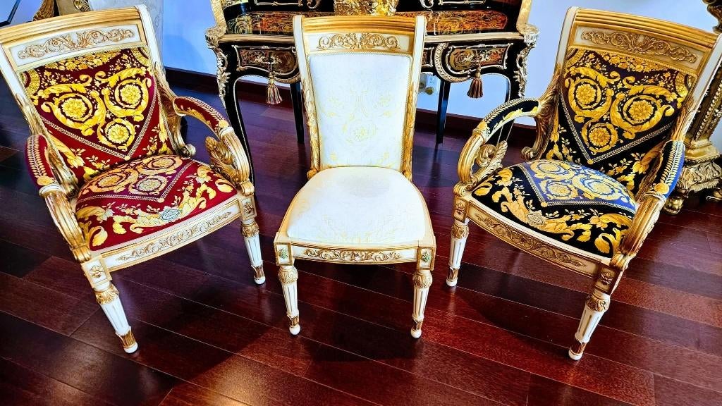 Versace Home “Vanitas” 3 stoelen, originele editie 1992, Ophalen