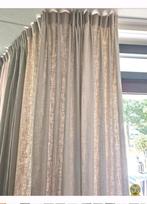 Gordijnen linnen zand., Huis en Inrichting, Ophalen of Verzenden