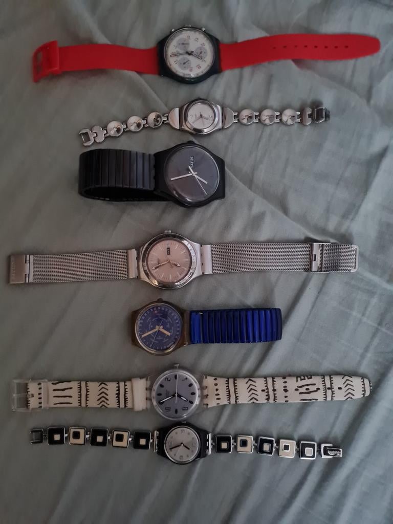 Swatch diverse, Ophalen of Verzenden, Kunststof, Swatch