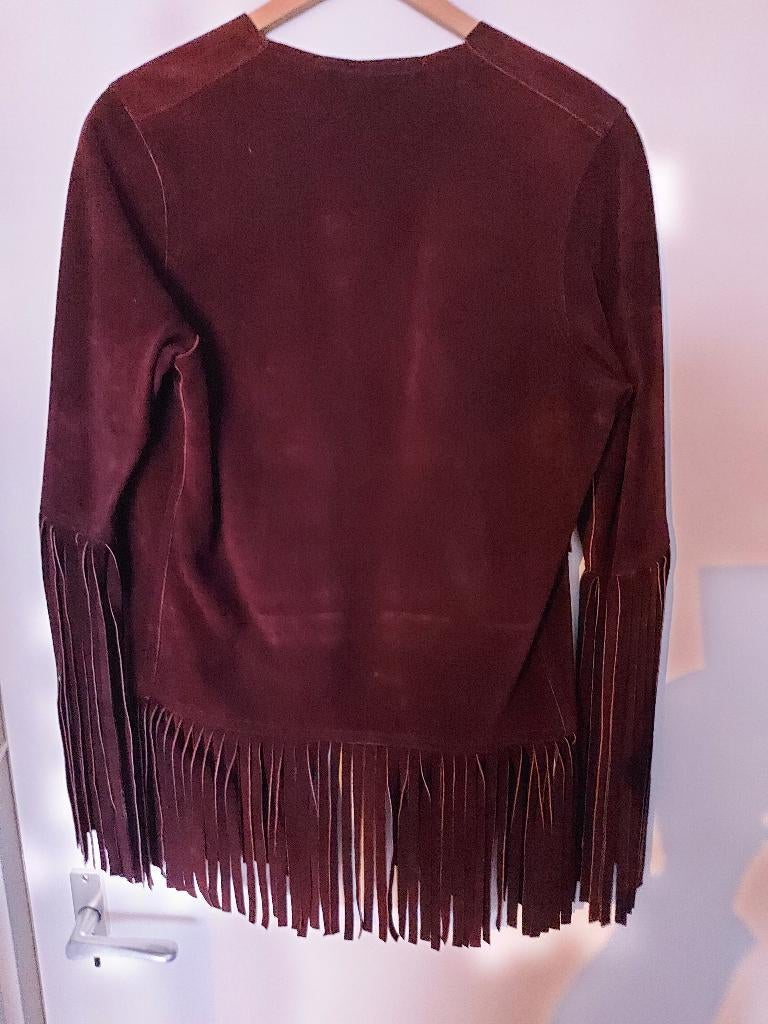 Franje vest, jaren 69, Vintage, Kleding | Heren, Ophalen of Verzenden, Gedragen, Maat 48/50 (M)