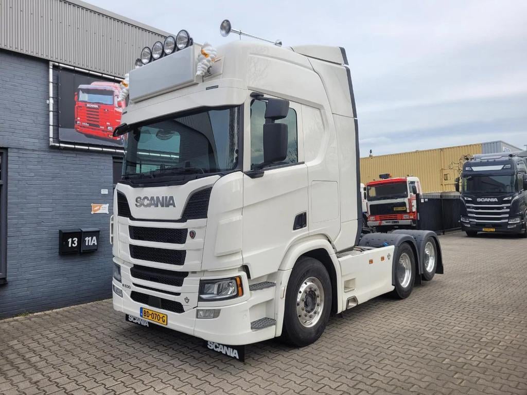 Scania R530 V8 NGS A6X2NB full air retarder pto 295 wb alcoa, Auto's, Automaat, Euro 6, Wit, Particulier