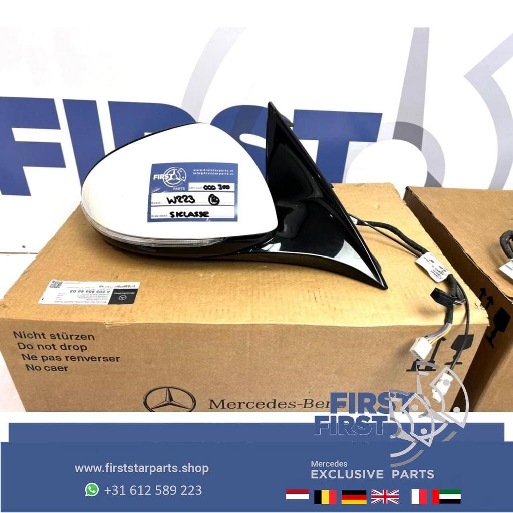 W223 S klasse AMG VOL OPTIE SPIEGEL RECHTS 360 CAMERA Merced, Auto-onderdelen, Spiegels, Gebruikt, -, Ophalen of Verzenden, -