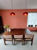 Vintage Pastoe eetkamerset – 6 stoelen + uitschuifbaar, Ophalen, Gebruikt, Vintage design, 4 tot 6 stoelen