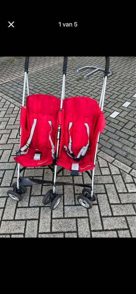 Tweeling buggy, Ophalen of Verzenden, Gebruikt