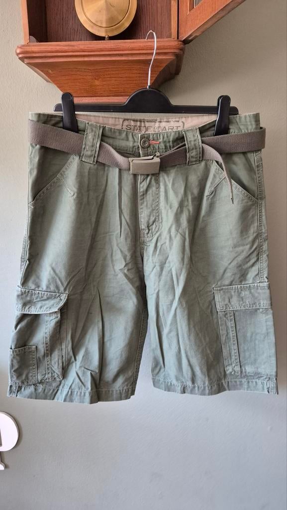 State of Art korte broek leger groene kleur mt 35 mooie staa, State of Art, Maat 52/54 (L), Ophalen of Verzenden, Gedragen