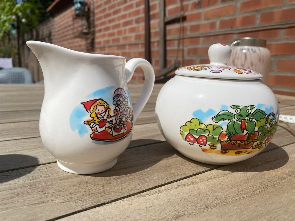 Blond Amsterdam Efteling suikerpot en melkkannetje, Ophalen, Blond Amsterdam, Overige typen, Zo goed als nieuw