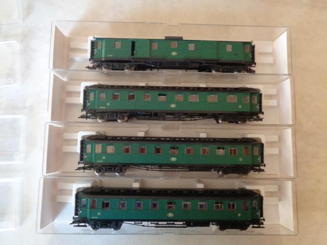 Fleischmann 4 rijtuigen, Hobby en Vrije tijd, Modeltreinen | H0, Zo goed als nieuw, Wagon, Gelijkstroom, Fleischmann, Verzenden