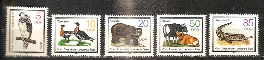 DDR 2952-2956 pf, Ophalen of Verzenden, DDR, Postfris