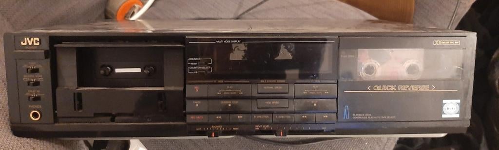 JVC cassettedeck (100% werkend), Ophalen, Dubbel, JVC, Tiptoetsen