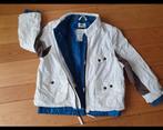 Witte met blauwe 2 in 1  jas tussen + zomer jas mt 134, Villa Happ, Ophalen of Verzenden, Zo goed als nieuw, Jongen