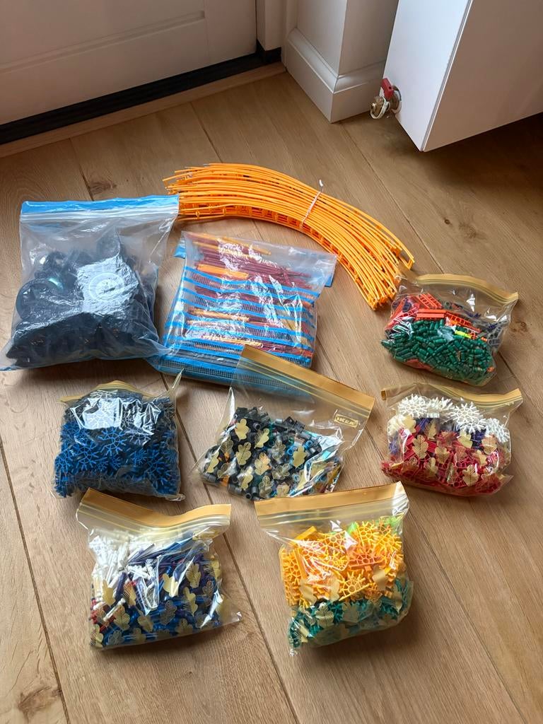 Knex Serpent Spiral achtbaan en extra's, Kinderen en Baby's, Speelgoed | Bouwstenen, Ophalen, Gebruikt, K'nex