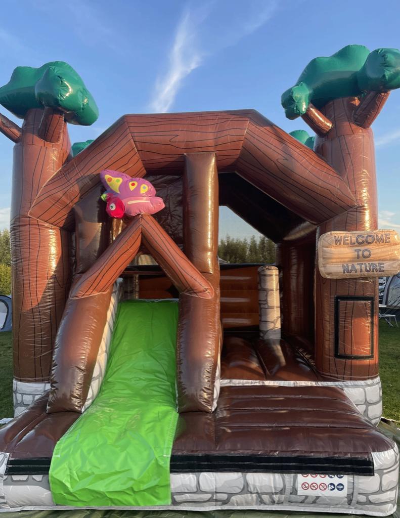 springkussen Nature te huur per dag, Ophalen, Zo goed als nieuw, Overige