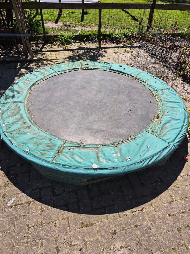 Trampoline, Kinderen en Baby's, Speelgoed | Buiten | Trampolines, Ophalen, Gebruikt