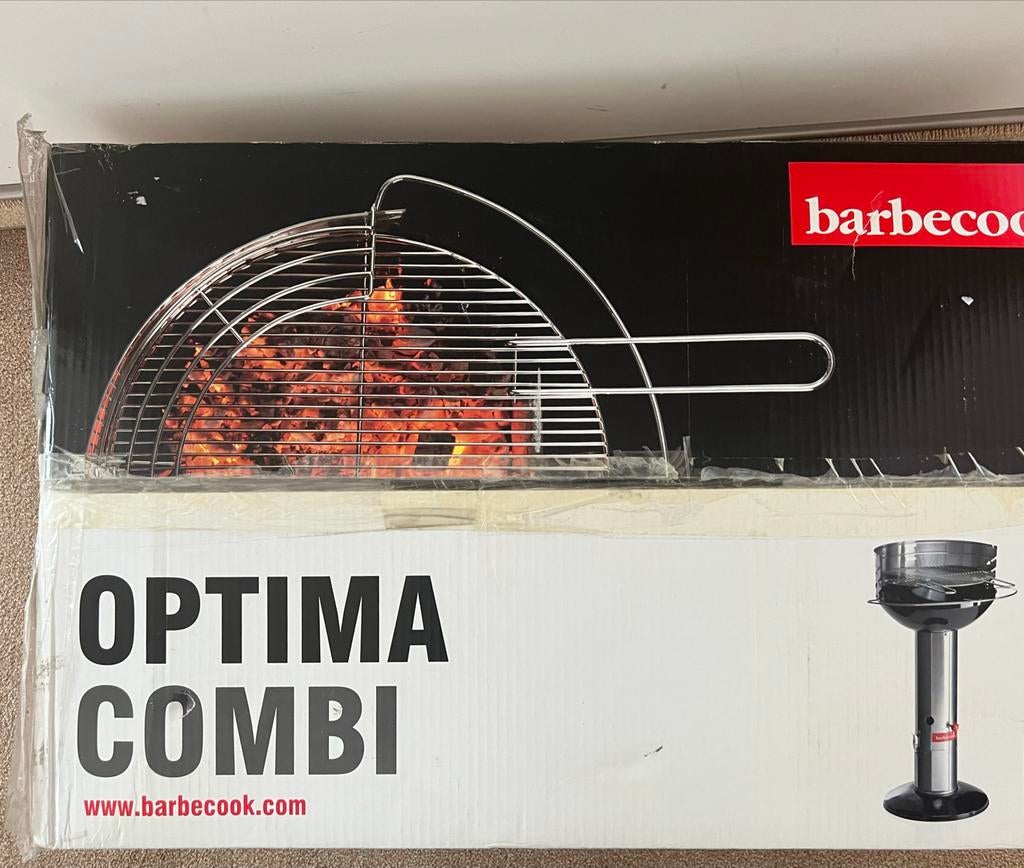 Barbecook Optima Combi houtskool BBQ - Nieuw in verpakking, Tuin en Terras, Ophalen, Nieuw