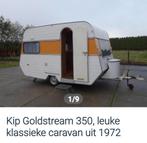 Kip Goldstream 350 Retro 1972, Caravans en Kamperen, Caravans, Vast bed, Rondzit, Kip, Particulier
