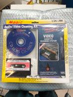 Nieuw Audio/Video Reinigingsset voor Cassette, VCR, CD, Ophalen of Verzenden