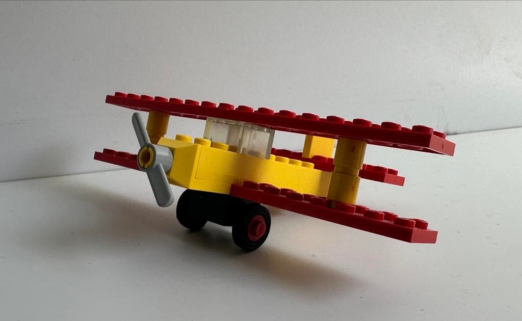 Lego 430 Biplane uit 1975 met originele instructie, Gebruikt, Overige thema's, Lego, Ophalen of Verzenden