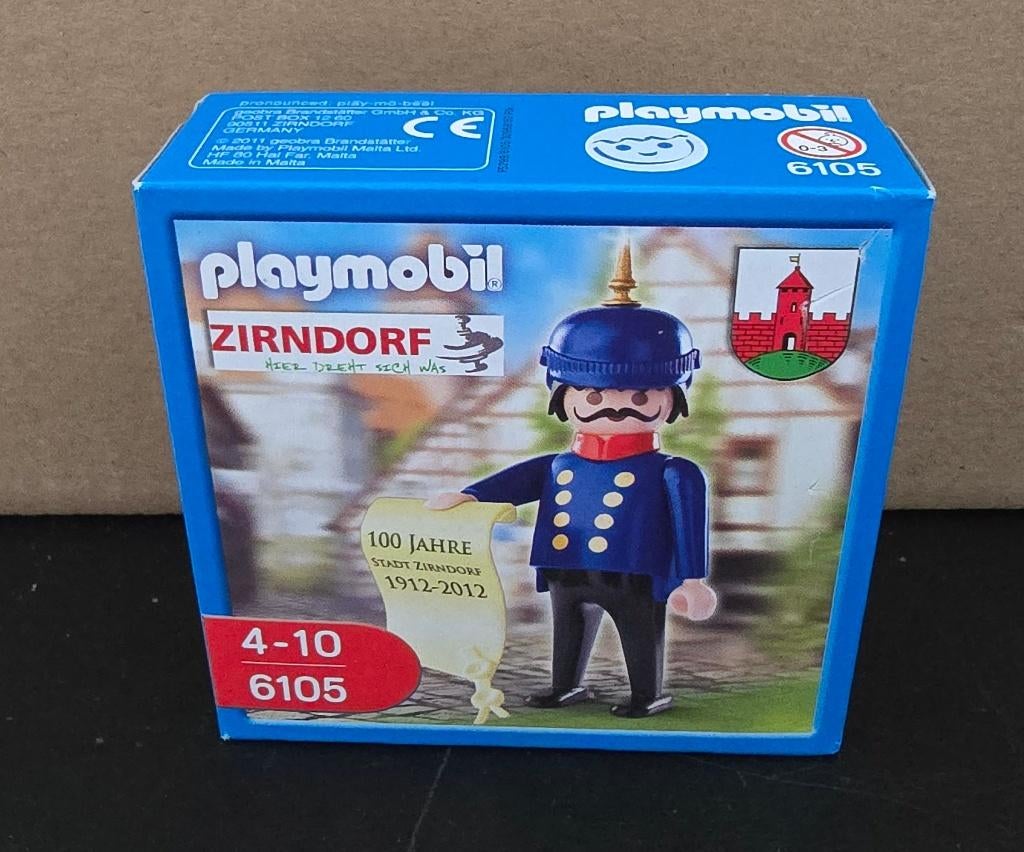 Playmobil 6105 100 jaar stadspolitie Zinsdorf nieuw in doos, Ophalen of Verzenden, Nieuw, Complete set