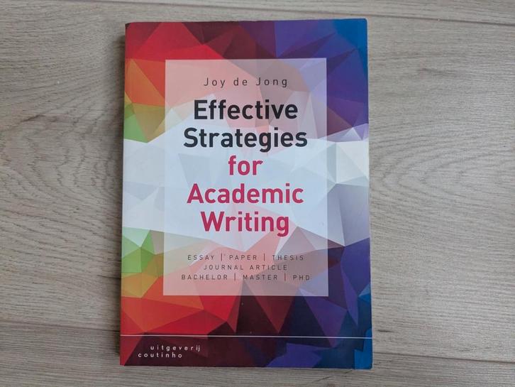 Effective Strategies for Academic Writing, Boeken, Studieboeken en Cursussen, Gelezen, Beta, Ophalen of Verzenden