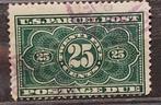 USA Parcel Post Postage Due JQ5 (1913) - 25 Cent, Ophalen of Verzenden, Gestempeld, Noord-Amerika
