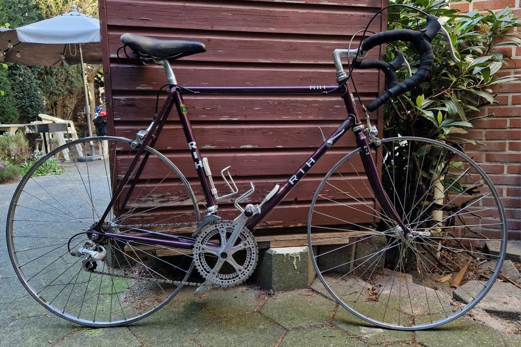 Vintage RIH racefiets - Donkerpaars - Zeer goede staat, Fietsen en Brommers, Fietsen | Racefietsen, Gebruikt, Ophalen, Overige merken