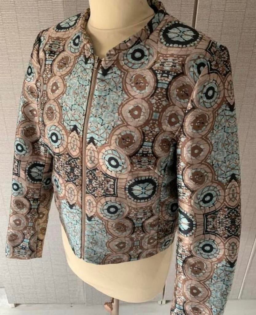 Licht gewatteerd jasje H&M maat M, Ophalen of Verzenden, Zo goed als nieuw, Maat 38/40 (M), Blauw