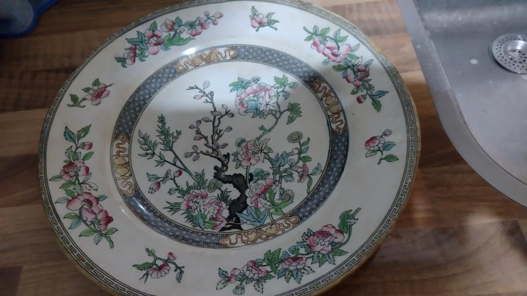 Mintons Indian Tree, Art Deco bord (restauratie ),, Antiek en Kunst, Antiek | Wandborden en Tegels, Ophalen of Verzenden