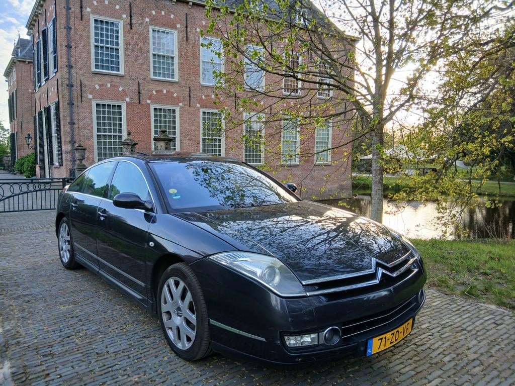 Citroën C6 Benzine 3.0 V6 Exclusive Automaat Zwart Apk 2027., Auto's, Zwart, 2946 cc, Particulier, 1700 kg
