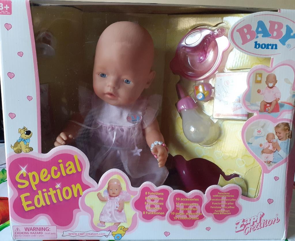 BABY born set, Ophalen of Verzenden, Zo goed als nieuw, Babypop