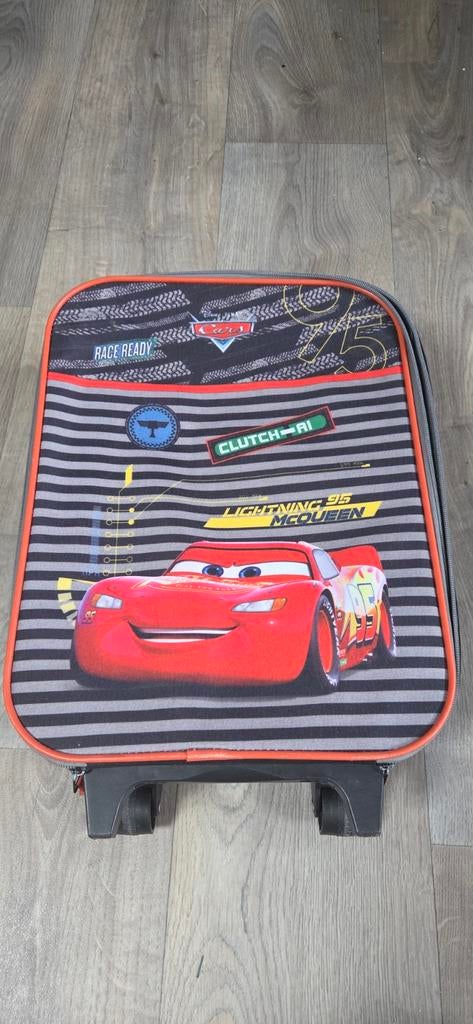 Kinder reiskoffer van cars, Sieraden, Tassen en Uiterlijk, Koffers, Gebruikt, Hard kunststof, Minder dan 50 cm, Minder dan 35 cm