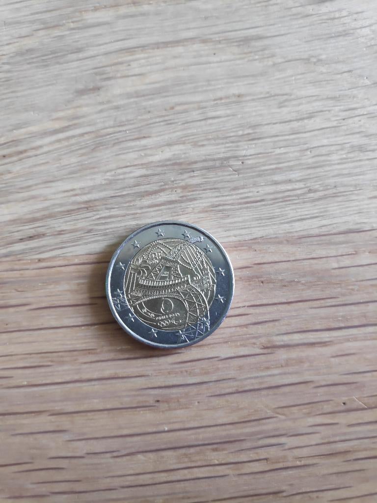 2 euro munt frankrijk eifeltoren, Postzegels en Munten, Ophalen of Verzenden, Koningin Beatrix, Euro's, Losse munt