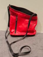 Rode Vera Pelle leren schoudertas - Made in Italy, Ophalen of Verzenden, Zo goed als nieuw, Rood, Schoudertasje