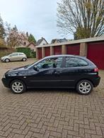 Seat Ibiza 1.4 16V 74KW 2006 Zwart, Auto's, Voorwielaandrijving, 40 €/maand, Zwart, 4 cilinders