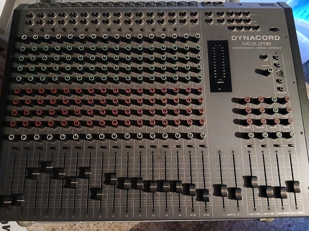Dynacord MCX 2116 Professionele Mengtafel, Muziek en Instrumenten, Mengpanelen, Ophalen of Verzenden, 10 tot 20 kanalen