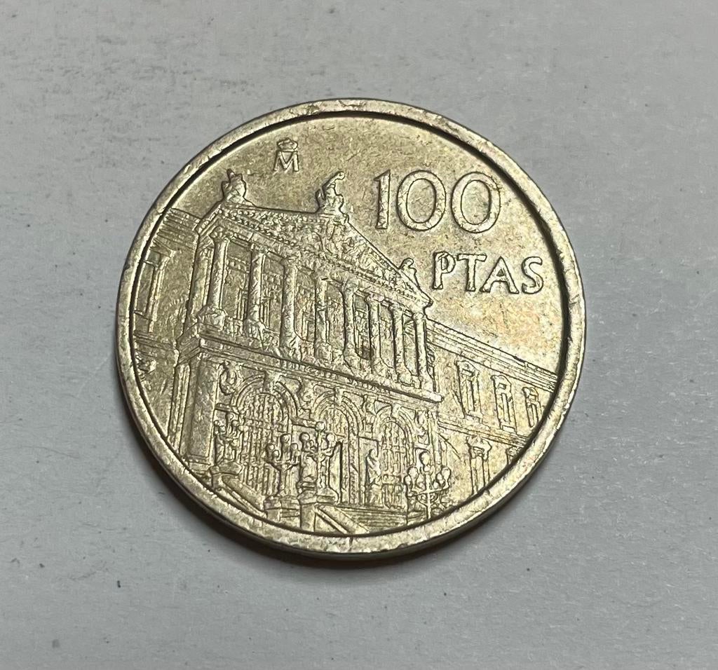 100 pesetas Spanje 1996, Postzegels en Munten, Munten | Europa | Niet-Euromunten, Ophalen of Verzenden, Overige landen