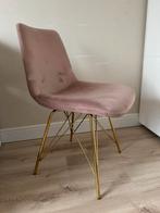 Velvet stoel 2x, Ophalen of Verzenden, Zo goed als nieuw, Wit, Twee