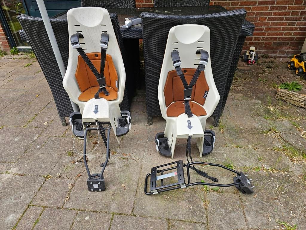 Bobike Maxi Exclusive Achterzitje Cinnamon Brown (2 stuks), Achterzitje, Bobike, Ophalen, 15 t/m 25 kg