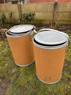 In Essen, Belgie: Afsluitbare tonnen, Huis en Inrichting, Emmers, Ophalen, Zo goed als nieuw, Overige materialen, Met deksel