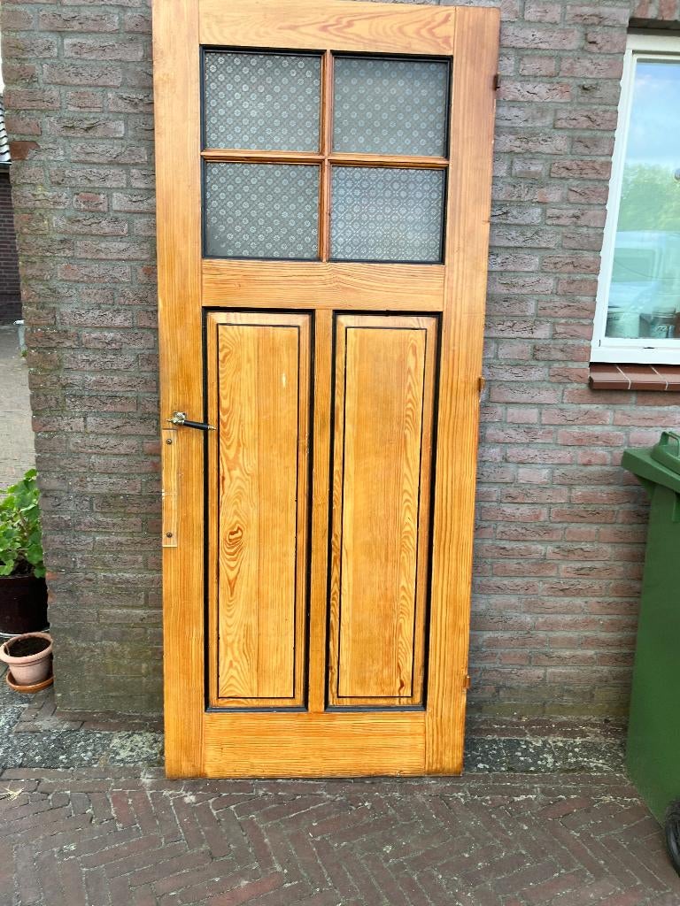 9 paneeldeuren, Ophalen, Gebruikt, Binnendeur, 200 tot 215 cm