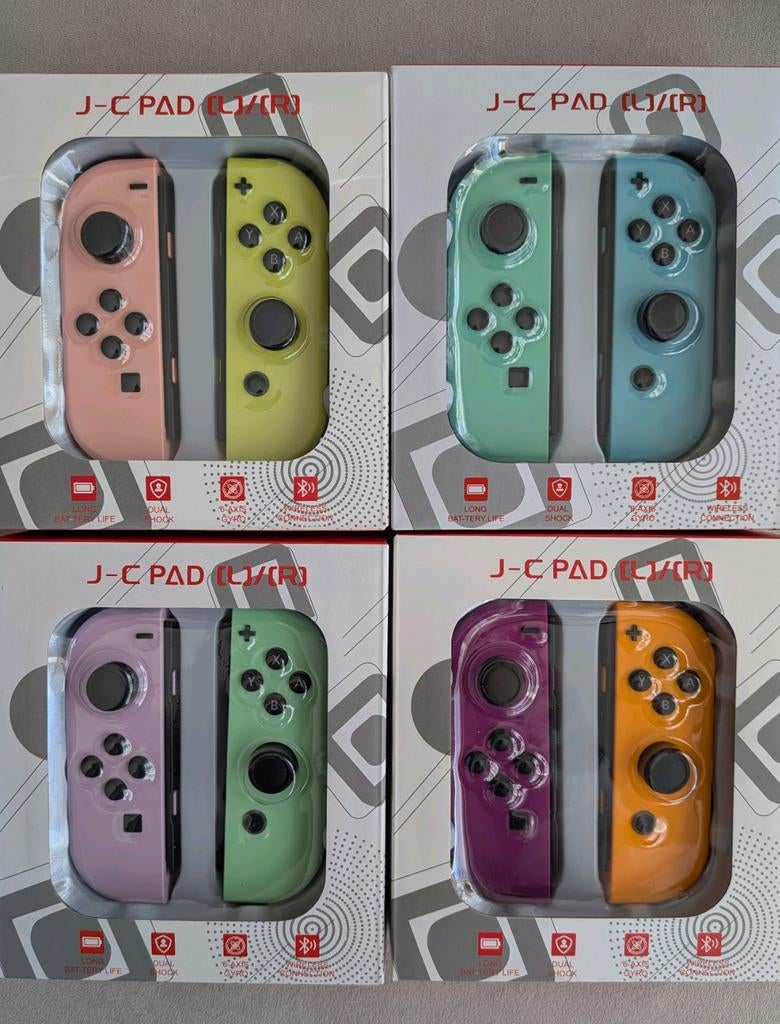 JoyCons J-C Nieuw Oled & Switch 1 controllers, Spelcomputers en Games, Verzenden, Overige genres, Nieuw, 3 spelers of meer