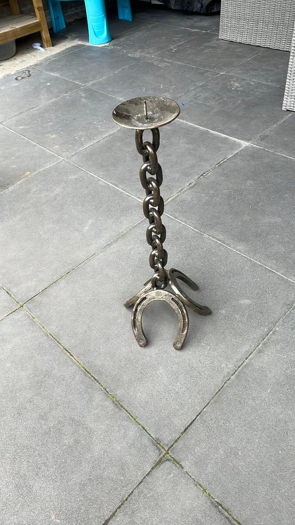 Kaarsenstander., Ophalen, Gebruikt, 50 tot 75 cm, Metaal