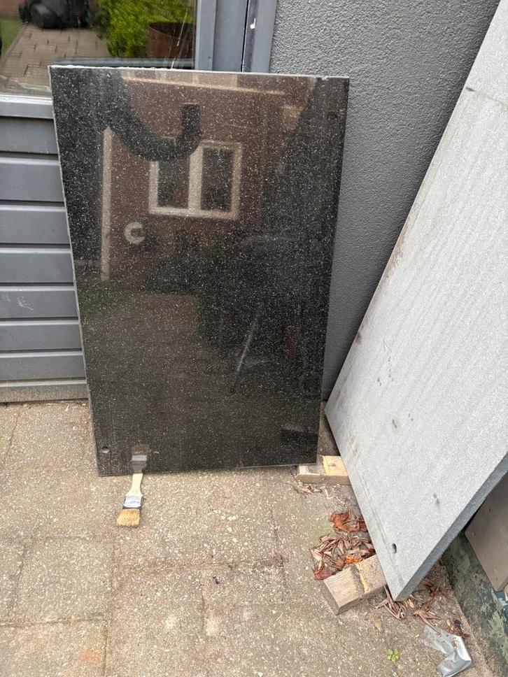 Granieten blad Inpala 2x stukken, Doe-het-zelf en Verbouw, Overige Doe-het-zelf en Verbouw, Zo goed als nieuw, Ophalen