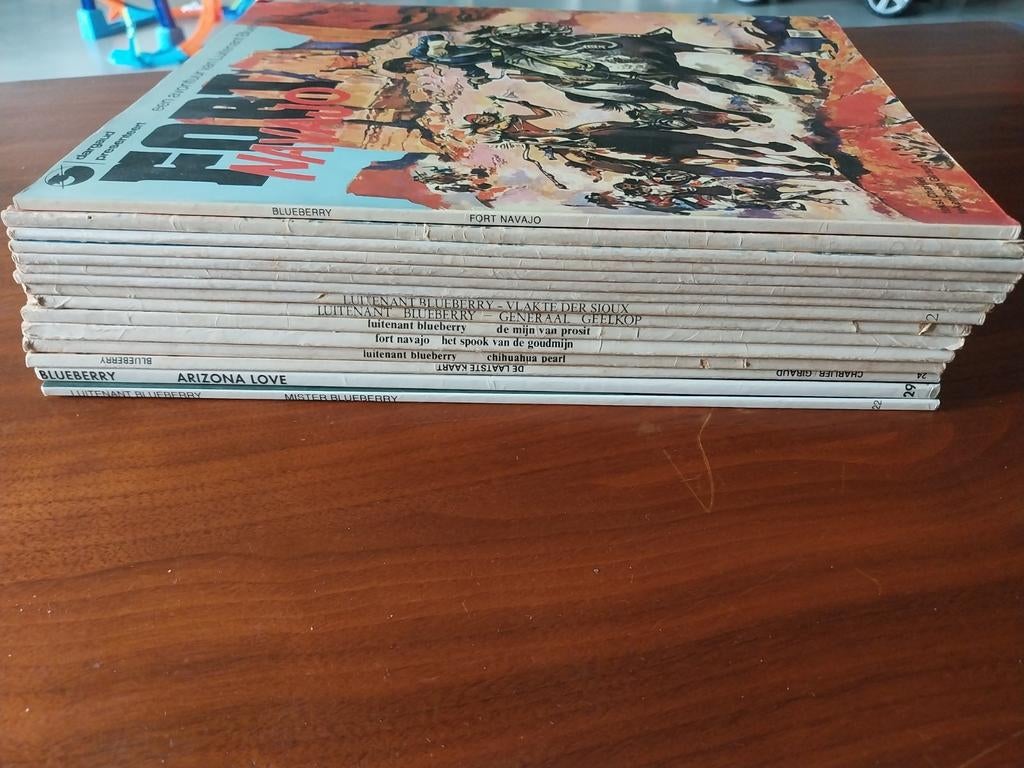 15x Blueberry softcover - 1e drukken, complete staat, Meerdere stripboeken, Ophalen of Verzenden, Zo goed als nieuw, Jean-Michel Charlier, Jean Giraud (Moebius)