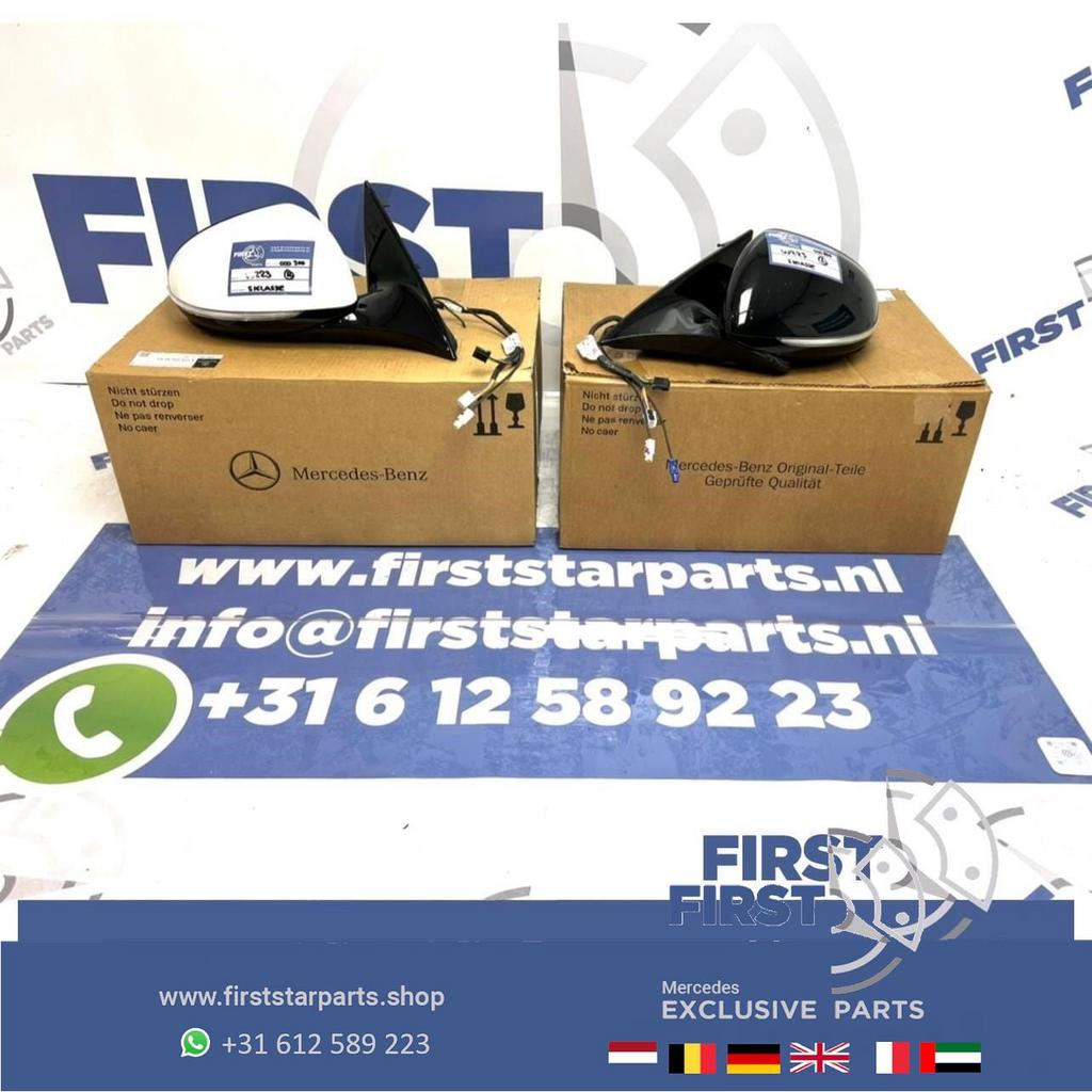 W223 S klasse S63 AMG VOL OPTIE SPIEGEL SET LINKS + RECHTS Z, Auto-onderdelen, Spiegels, Gebruikt, -, Ophalen of Verzenden, -