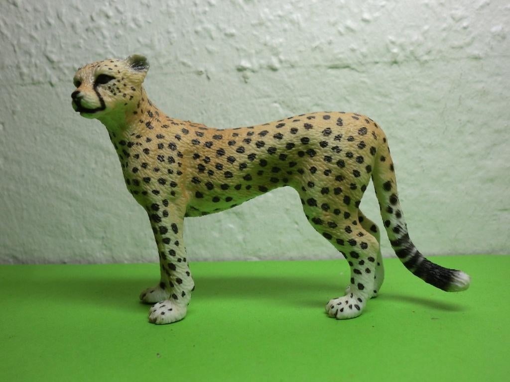 Schleich 14614 jachtluipaard, dierfiguur, Ophalen of Verzenden, Zo goed als nieuw, Wild dier, Beeldje of Figuurtje