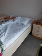 Elektrisch verstelbaar ledikant eenpersoons 90x200, Ophalen, 90 cm, Eenpersoons, Hout