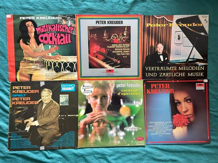 8 LP's Peter Kreuder (ook per stuk te koop), Cd's en Dvd's, Vinyl | Pop, Gebruikt, 1960 tot 1980, 12 inch, Ophalen of Verzenden