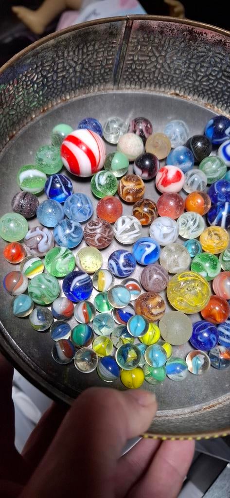 Ouderwetse knikkers, Antiek en Kunst, Ophalen